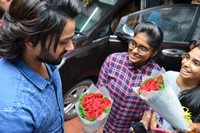 Happy Wedding Movie Team At Vishnu College